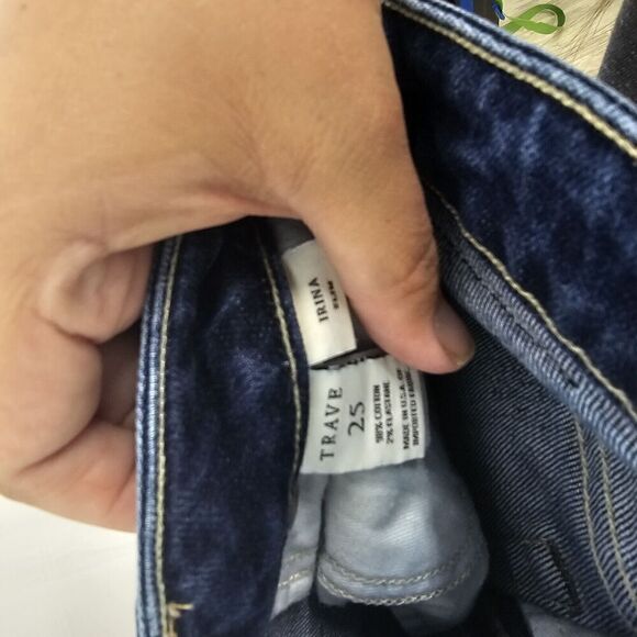 Trave Irina Slim In Take It Easy Women's Size 25 Denim Jeans - Picture 10 of 11